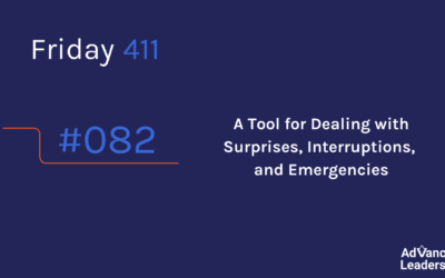 082: A Tool for Dealing with Surprises, Interruptions, and Emergencies